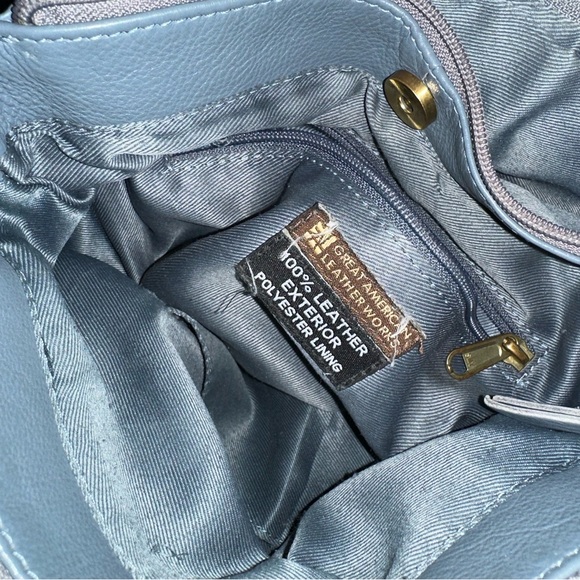 Vintage Great American Leather Works Shoulder Bag - Picture 2 of 6
